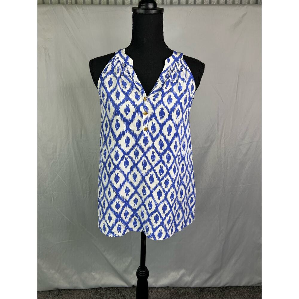 Lilly Pulitzer Bailey 100% silk tank blouse size XS